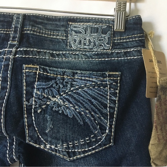 Silver Jeans Tuesday Crop Denim Jeans Size 27 - Picture 4 of 17